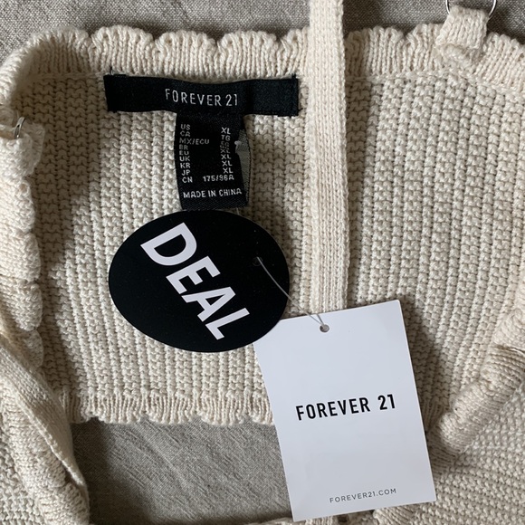 NWT BOHO TOP FOREVER 21 SIZE XL - Picture 4 of 5